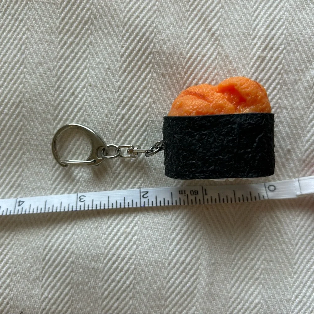 Sushi Roll Key Chain Key Ring Backpack Decoration